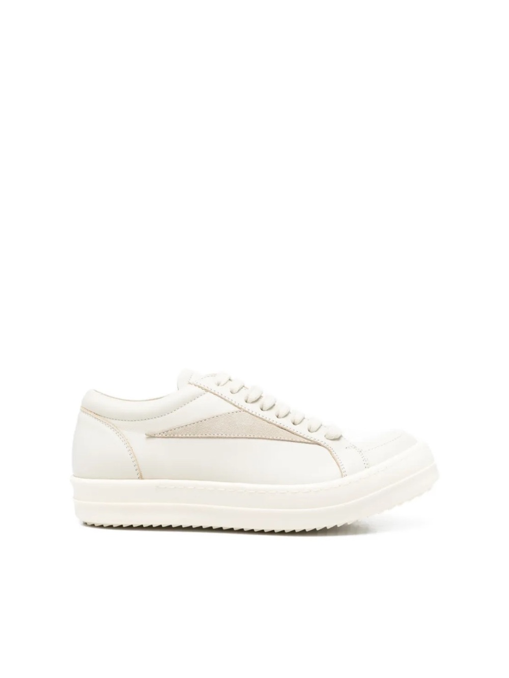 Rick Owens Men's Low-Top Leather Sneakers